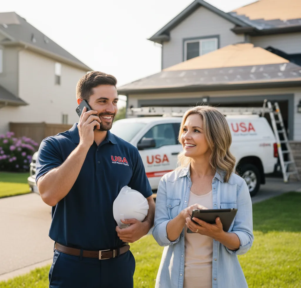 USA Roof Repair Experts customer support in Manila